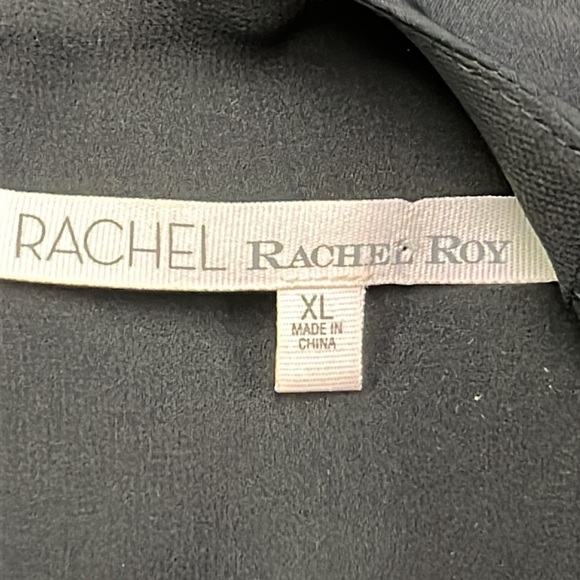 RACHAEL ROY NWT Minimalist Long SLV Black Sheath/Swing Career/Party Dress SZ XL - Picture 5 of 16